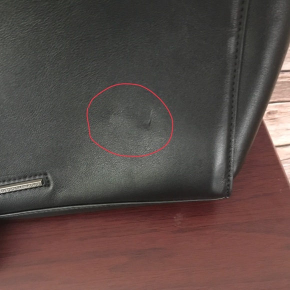 Rebecca Minkoff Black Leather Ring Satchel Bag - Picture 3 of 8